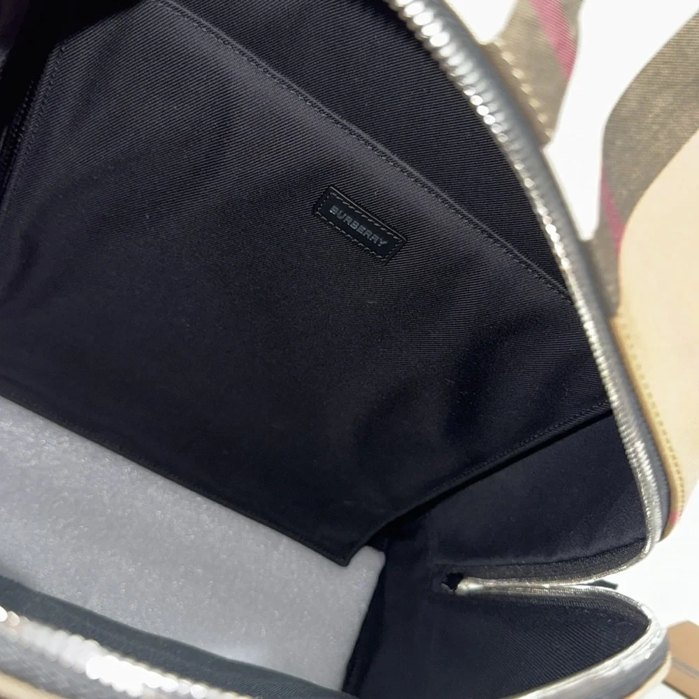 NEW $1350 BURBERRY NEW NOVA CHECK BACKPACK FULL SIZE CLASSIC LARGE
